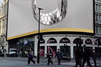 professional 3d anamorphic billboard animation and 3d led screen ads
