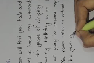 write anything with my beautiful handwriting