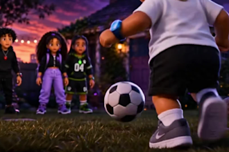 create 3d animated cartoon for kids