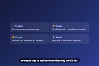 build an lms or online course platform with student management