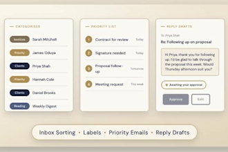 organise and clean up your email inbox