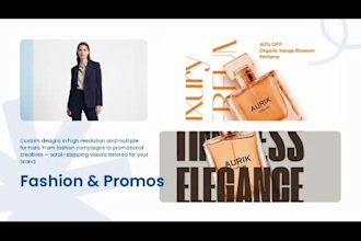 create a high quality design for your meta ad