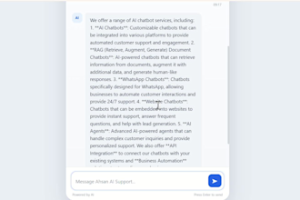 build ai chatbot, rag chatbot, whatsapp ai chatbot