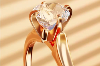 do 3d jewelery animation 3d ring animation 3d pendant 3d watch 3d product video