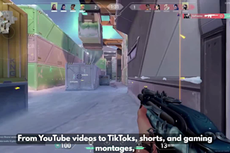 turn your gameplay into powerful and cinematic edits