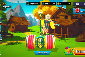 design a ready to use game UI for your mobile game