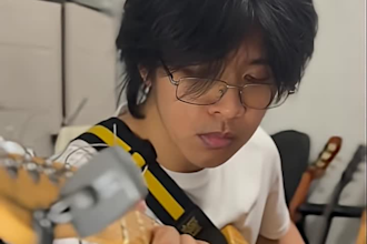 record solo, lead, and rhythm guitar for your song