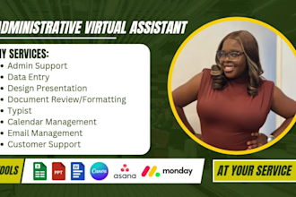 be your go to virtual assistant, fast typist, data entry and customer support