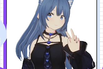 create custom 3d vroid vtuber model for streaming