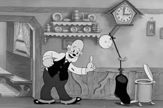 rubber hose animation cuphead style 1930s cartoon vintage fleischer style