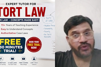 teach tort law with free trial