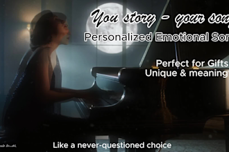 turn your story into a deeply emotional cinematic song