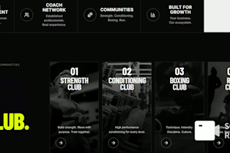 create a modern resposive website using html css react