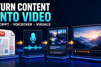 create ai faceless videos from your article PDF or script