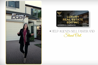 edit a luxurious real estate video to promote your property