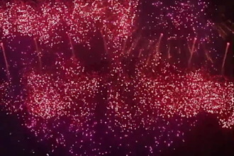 create a custom 10s fireworks blessing video