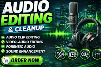do fix mix forensic audio editing noise reduction  audio cleanup repair engineer