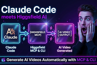 connect higgsfield mcp and higgsfield cli with claude code to generate ai videos