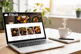 design a restaurant website with online food ordering