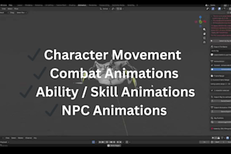 create custom roblox animations, combat moves, emotes, and cutscenes