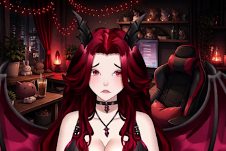 create live2d vtuber model, vtuber rigging, and anime avatar