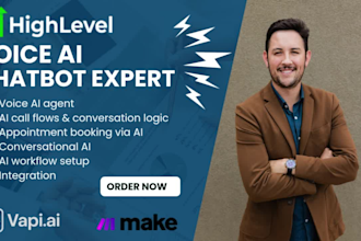 setup vapi ai voice agent, gohighlevel chatbot and ghl automation