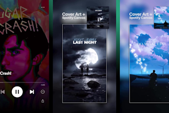 create spotify canvas video and music promo ads