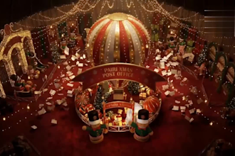 create 3d ai christmas video animation merry christmas greeting and intro