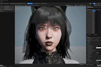 rig3d for audio2face,ai tutor,video chat,livestream avatar,arkit52,vrm,mocap rig