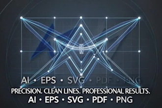 vectorize your logo or image and convert it to a clean vector