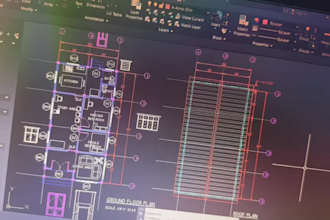redraw sketch or image into autocad