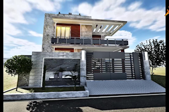 design 3d architecture visualization and architecture sketch rendering animation