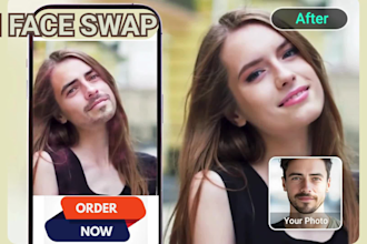 do a realistic face swap video with ai face editing video, HD