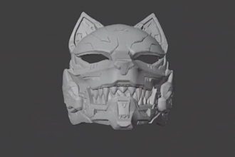 sculpt, print 3d wearable cosplay halloween mask 3d helmet 3d mask 3d printing