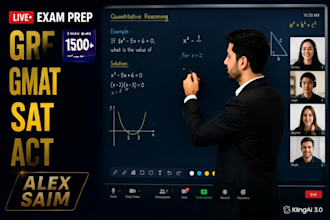 be your expert 1 on 1 sat gmat and gre exam tutor