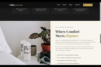 build a premium luxury hotel or resort website