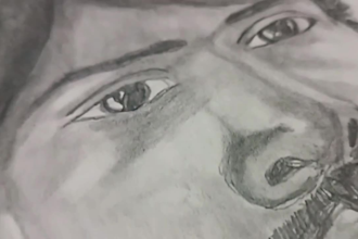 hand draw a realistic pencil portrait from your photo