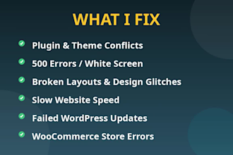 fix wordpress bugs errors and speed issues