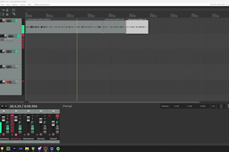 do professional voice acting in a deep male voice