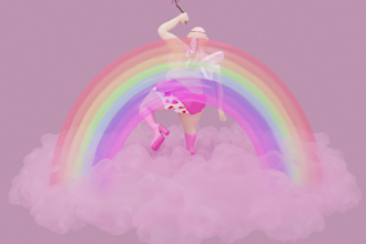 create a stylized 3d printable figure or figurine