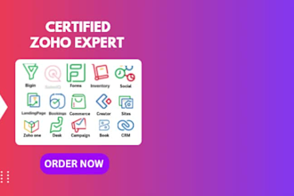 zoho sites zoho commerce zoho projects analytics landing page