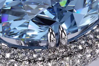 luxury 3d jewelry animation and realistic jewelry rendering