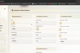 build machine learning models, predictive analytics, and dashboards