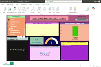 create professional excel dashboard and powerbi  data analyst