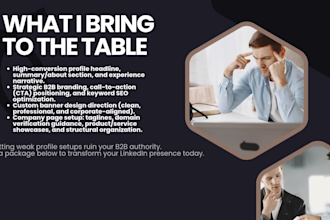 optimize your corporate linkedin page and executive profile
