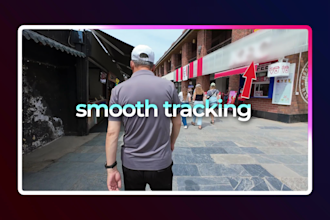 blur moving objects in your video
