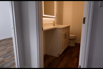 take indoor drone shot for real estate, events