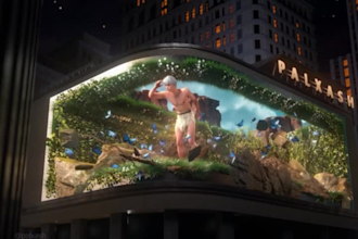 3d anamorphic cgi ads, 3d billboard animation, and 3d led screen ads