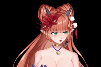 design and rig quality anime vtuber model live2d vtuber rigging for vtube studio
