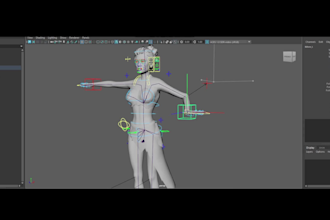 do professional 3d rigging in maya software